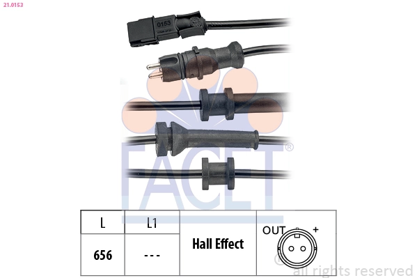 Датчик АБС задний MWSS060 Magneti Marelli