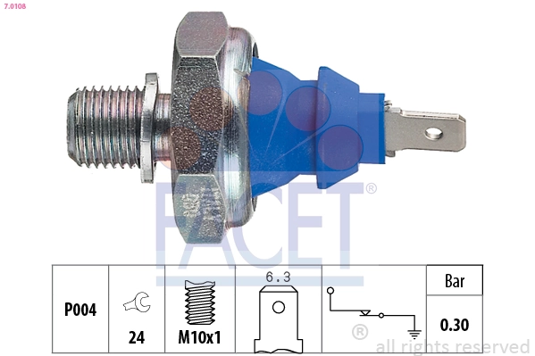 Sensor de pressão de óleo para Audi A4 B6 8E2