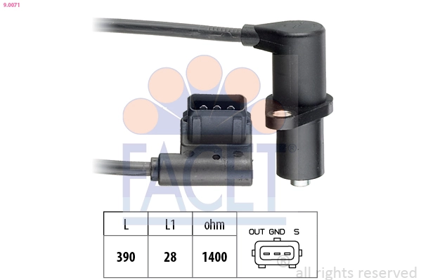 261210053 Bosch Датчик распределительного вала