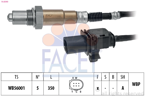 Лямбда зонд до катализатора, правый Bosch 258017456 цена, от 63.35 USD