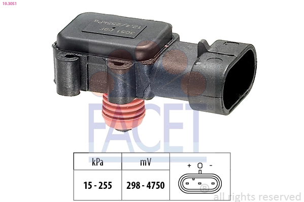 Датчик абсолютного давления 207831IT6 Hans Pries (Topran)