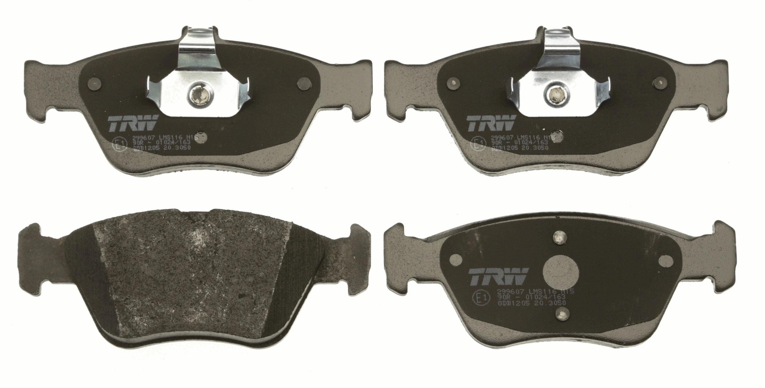 GDB1205 TRW Колодки передние