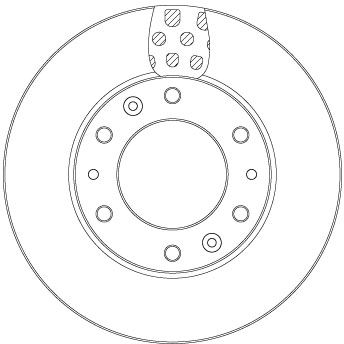 Передние тормозные диски 5176159000 Hyundai/Kia