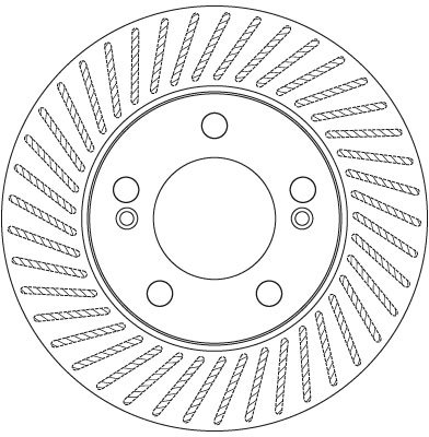 Disco do freio dianteiro SsangYong Kyron