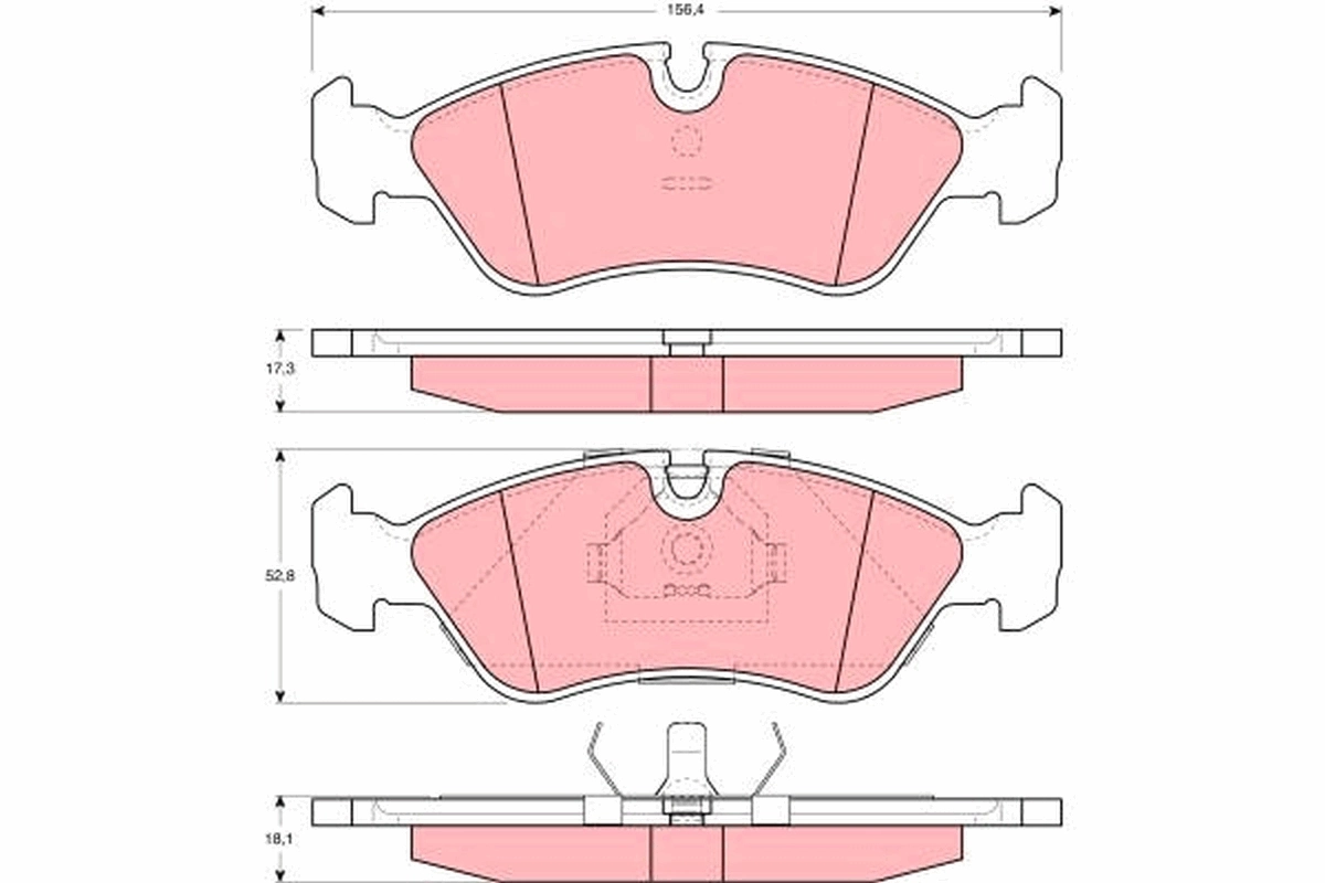 Купить Передние тормозные колодки Опель Астра F 51, 52, F35, M35