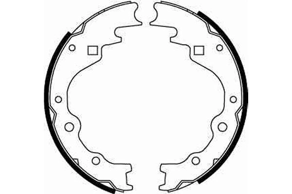 QD0809SH Q-top Барабанные тормозные колодки