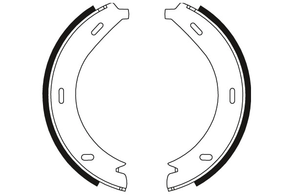 Sapatas do freio de estacionamento Mercedes Vito I 638