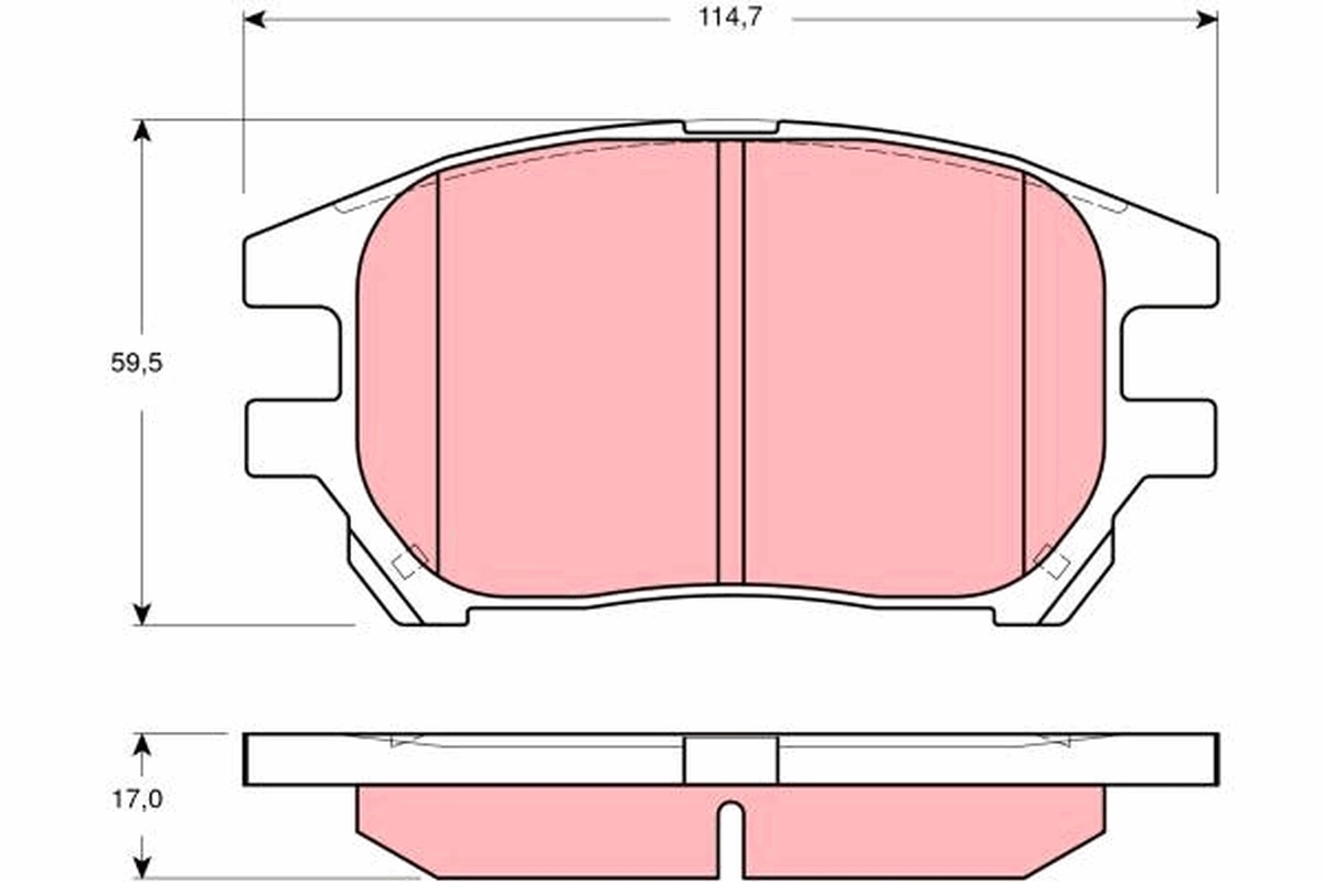 D0930 PSP Колодки передние