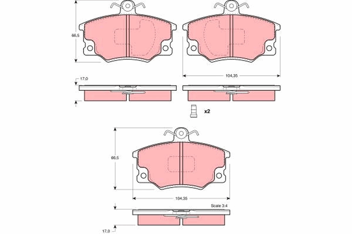 S700049 Polcar Колодки передние