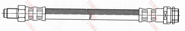 PHB447 TRW Гибкая тормозная трубка задняя