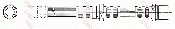 PHD435 TRW Шланг тормозной передний правый
