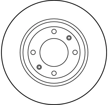 Disco do freio dianteiro Peugeot 405 2 4B