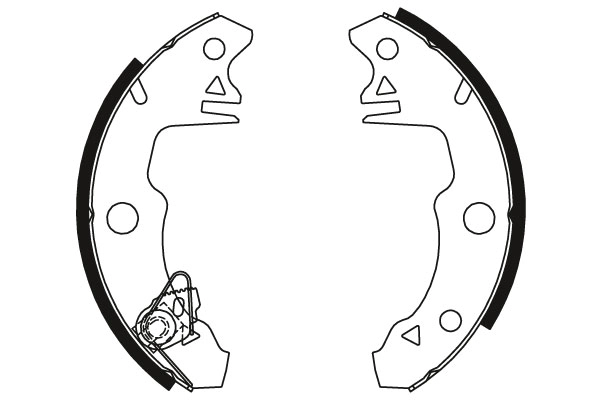 424199 Peugeot/Citroen Барабанные тормозные колодки