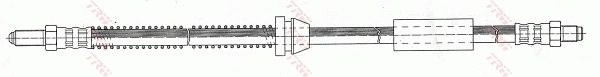 Купить Шланг тормозной передний Форд Фиеста Mk3 GFJ