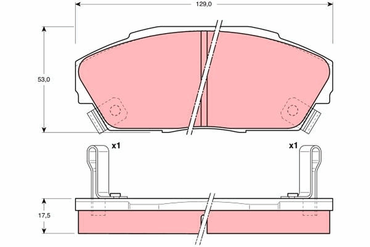 Колодки Toko cars T2111026LD цена, от 12.66 USD