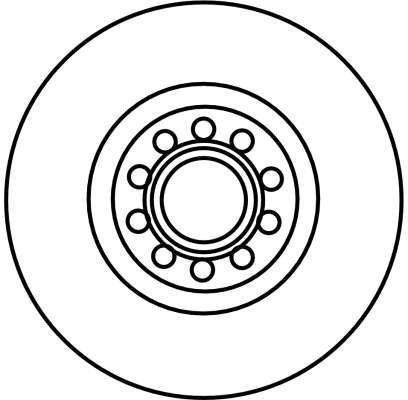 DF4262S TRW Диск тормозной передний