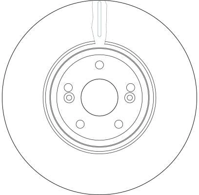 Disco do freio dianteiro Renault Espace 4 JK0
