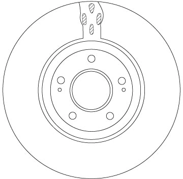Передние тормозные диски PRT5783 Jurid/Bendix