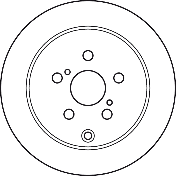 Disco do freio traseiro Toyota Prius NHW20