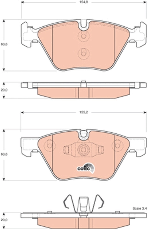 Колодки Toko cars T2134016 цена, от 51.19 USD