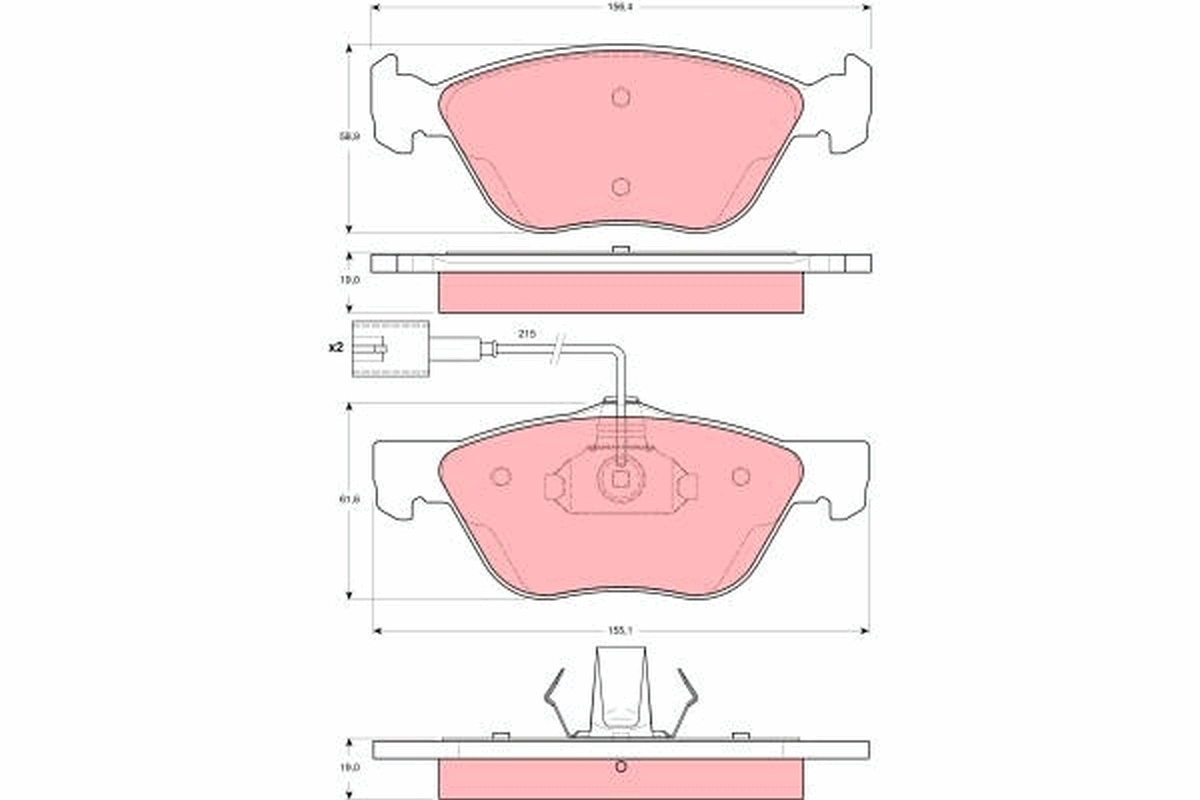 Купить PF0101 Magneti Marelli Колодки тормозные