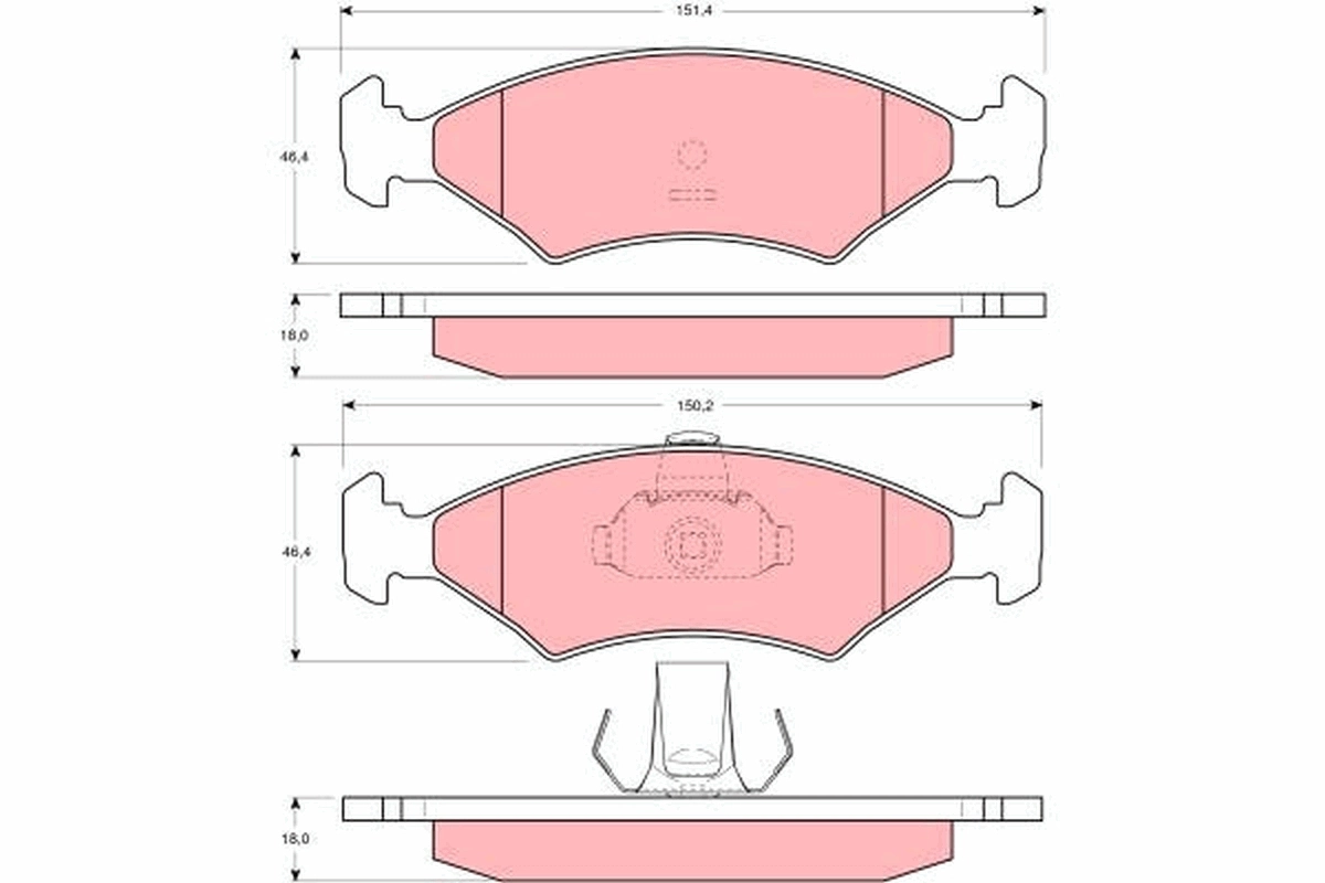 Купить Передние тормозные колодки Форд Сиера II GBG, GB4