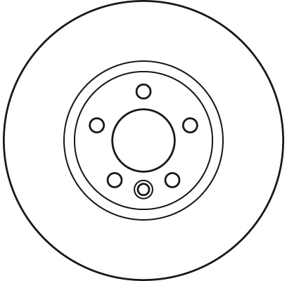 DF6124S TRW Диск тормозной передний