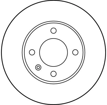 DF1517 TRW Диск тормозной передний