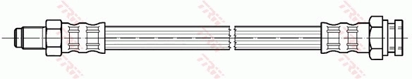 FT1148 K&K Гибкая тормозная трубка задняя
