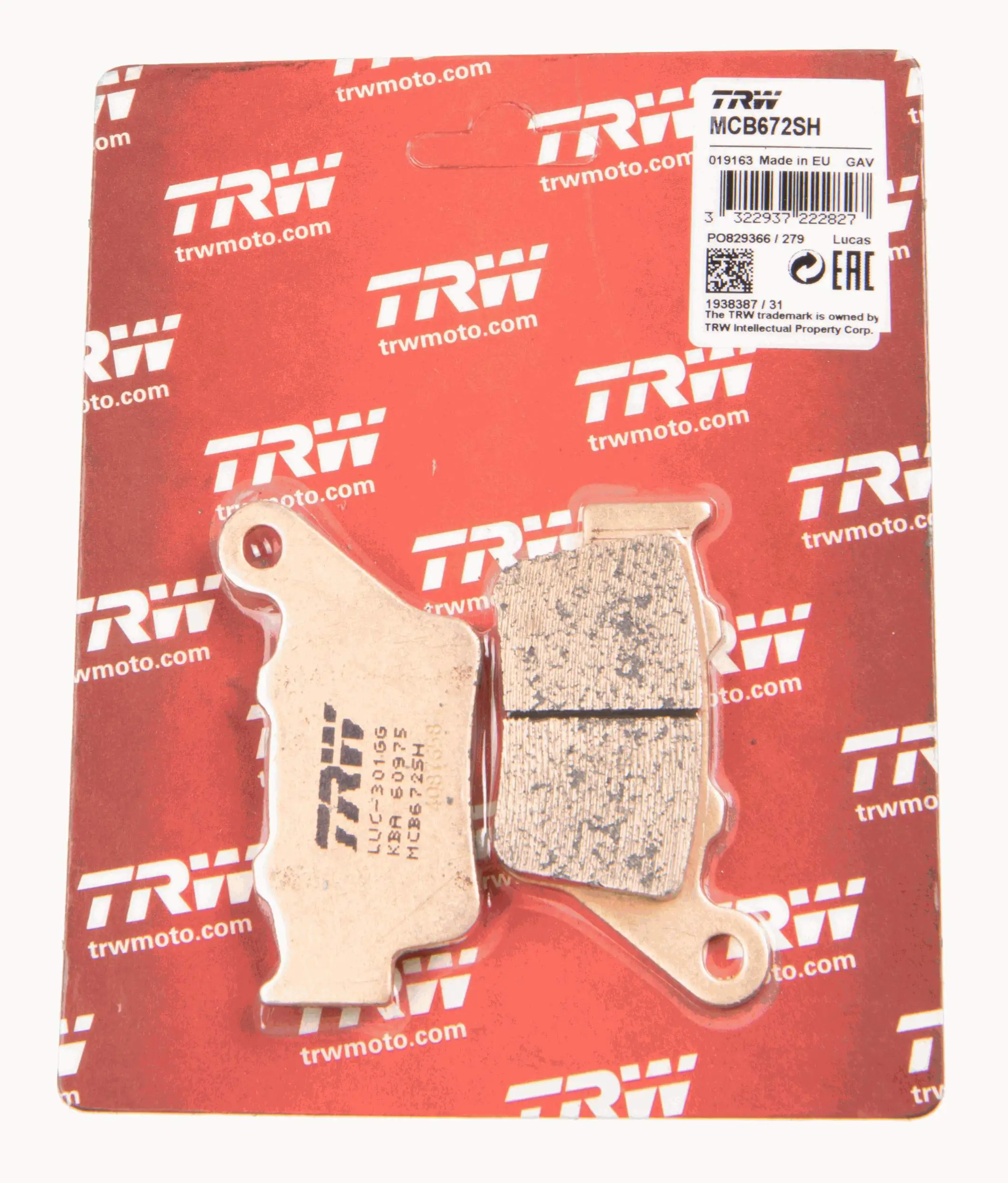 Купить 07BB02CC Brembo Колодки тормозные задние, дисковые
