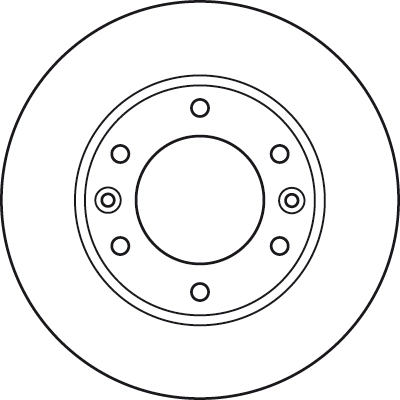 Передние тормозные диски DF4924 TRW