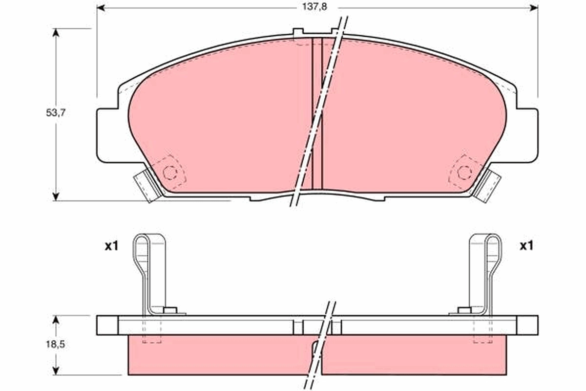 C14001PR JC Premium Колодки передние