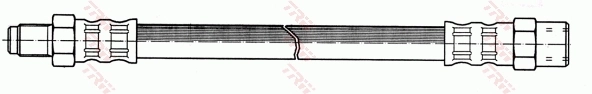 PHB239 TRW Гибкая тормозная трубка задняя