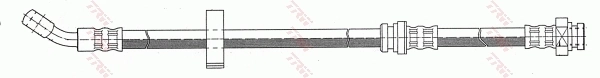 Задний тормозной шланг LH0252 Polcar