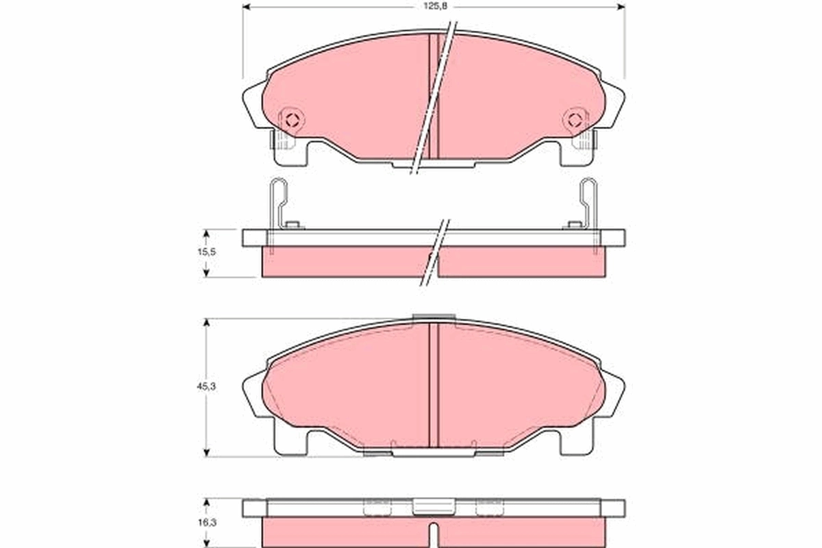 Колодки AMP/Paradowscy BF1011 цена, от 17.12 USD