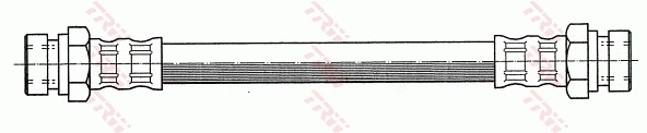 PHA292 TRW Гибкая тормозная трубка задняя