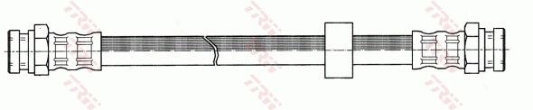 F0CZ2A442A Ford Гибкая тормозная трубка задняя