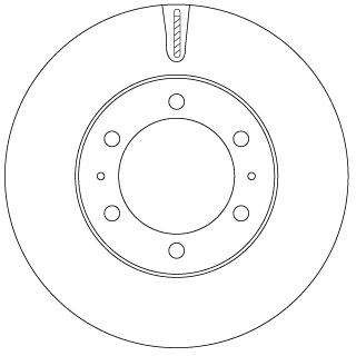 Диск тормозной передний на Toyota Land Cruiser PRADO ASIA J12