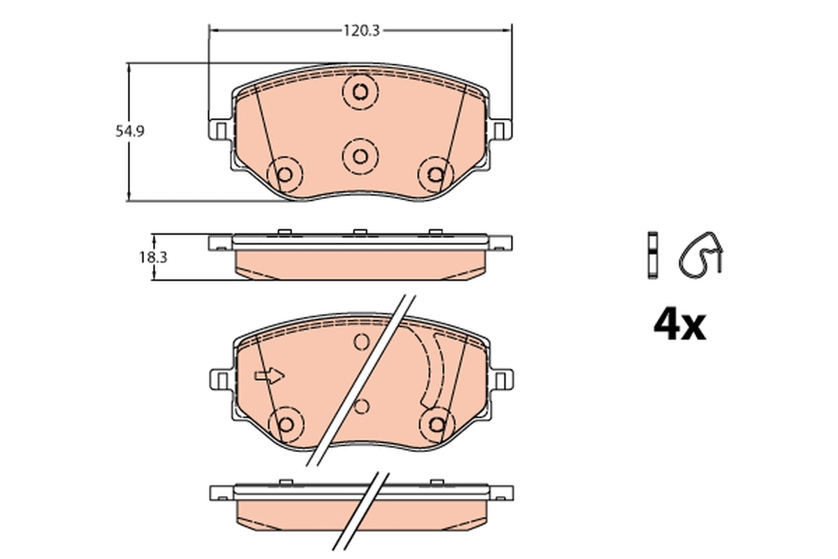 8550502470 Renault (RVI) Колодки передние