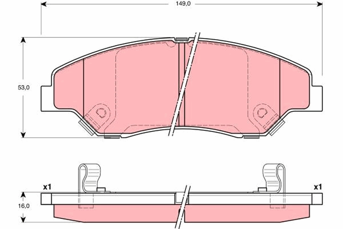 Купить D0774 PSP Колодки тормозные
