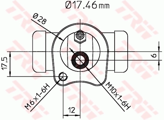 BWC115 TRW Цилиндр тормозной колесный, задний