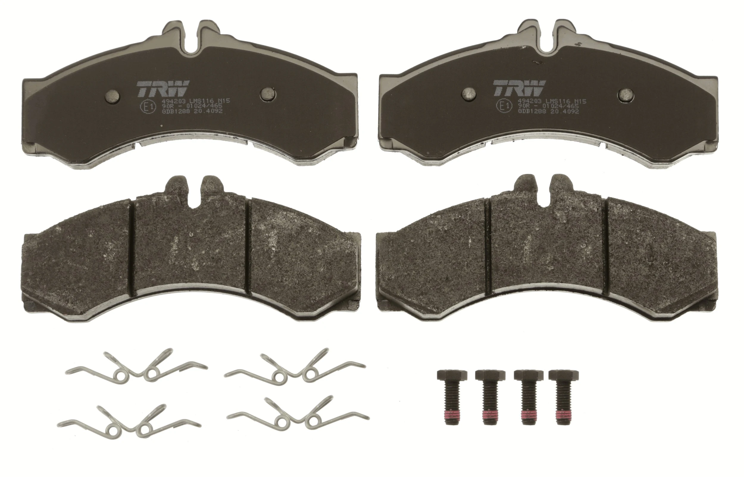 GDB1288 TRW Колодки передние