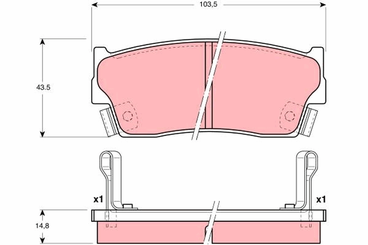 Купить 96067453 General Motors Колодки тормозные
