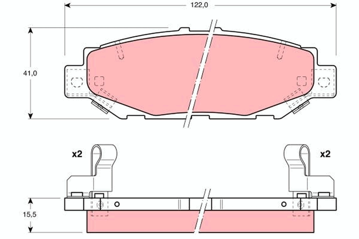 Колодки дисковые  Toko cars T2215016LD цена, от 22.90 USD
