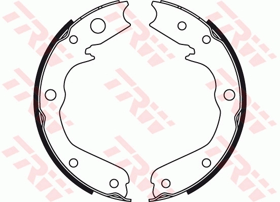 Тормозные колодки стояночного тормоза TRW GS8497 цена, от 31.05 USD