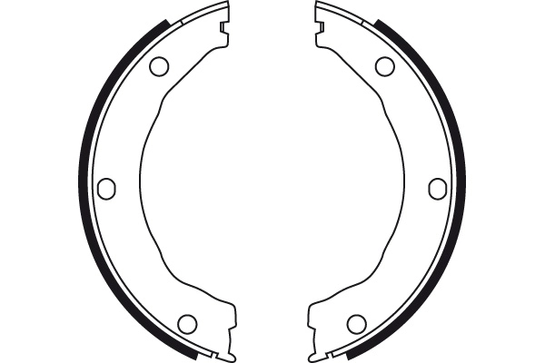 Sapatas do freio de estacionamento Ford Escort 7 ALL