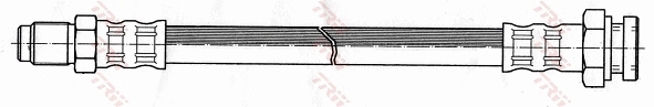Купить 481627 Peugeot/Citroen Задний тормозной шланг