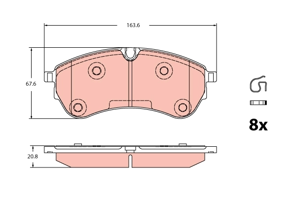 Купить KBP10092 Kavo Parts Колодки тормозные