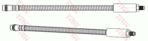 PHB449 TRW Гибкая тормозная трубка передняя