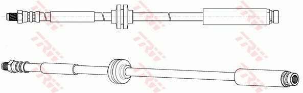 Купить PHB694 Polcar Задний тормозной шланг